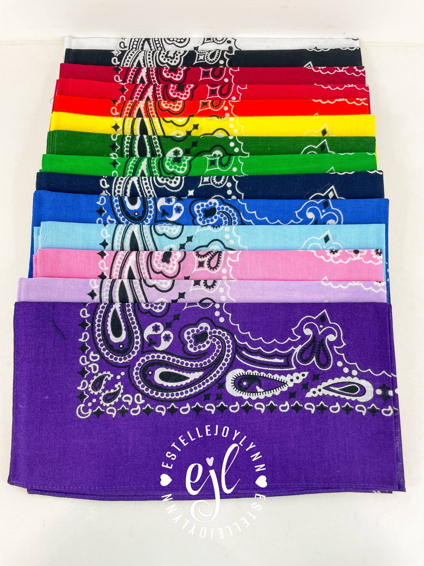 Bandana Bows Barrette CUSTOM Embroidered School Spirit