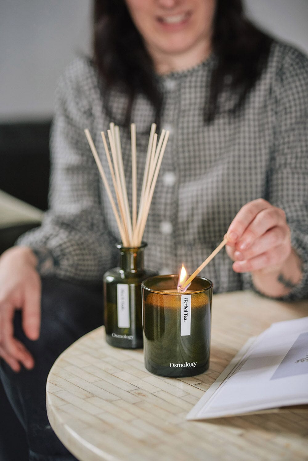 Herbal Tea Scented Candle - Chamomile Lavender and Eucalyptus