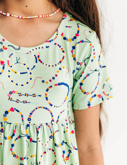Friendship Bracelet Pocket Twirl Dress