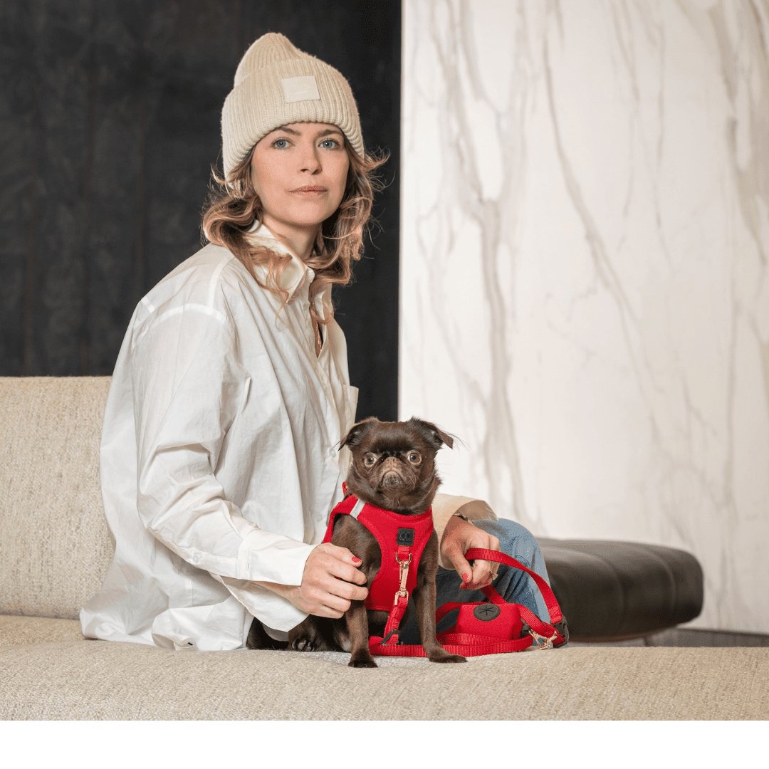 Poop Bag Holder - Iconic Red