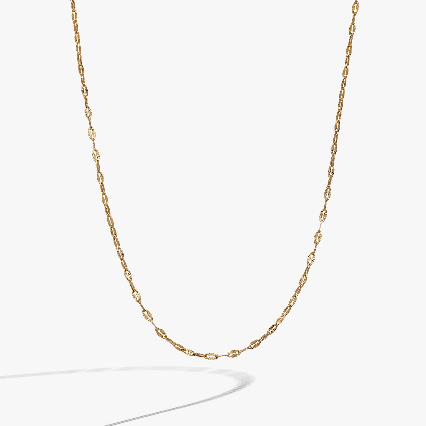 Multi Faceted Chain Necklace