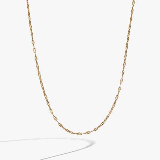 Multi Faceted Chain Necklace