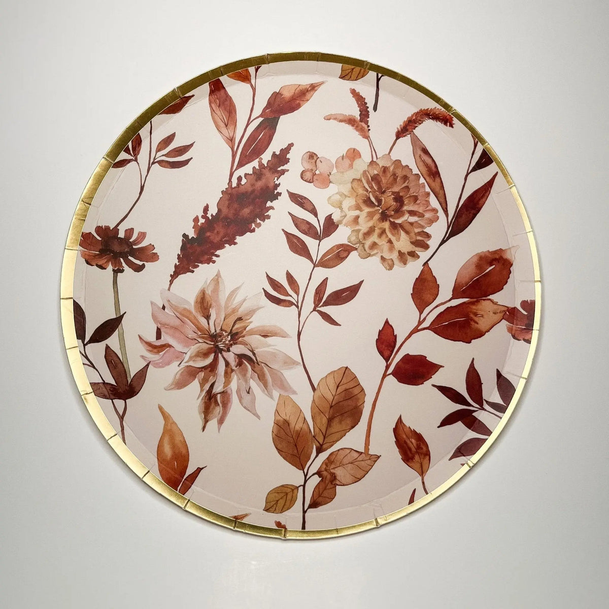 Fall Leaf Small Paper Plate (8pcs)