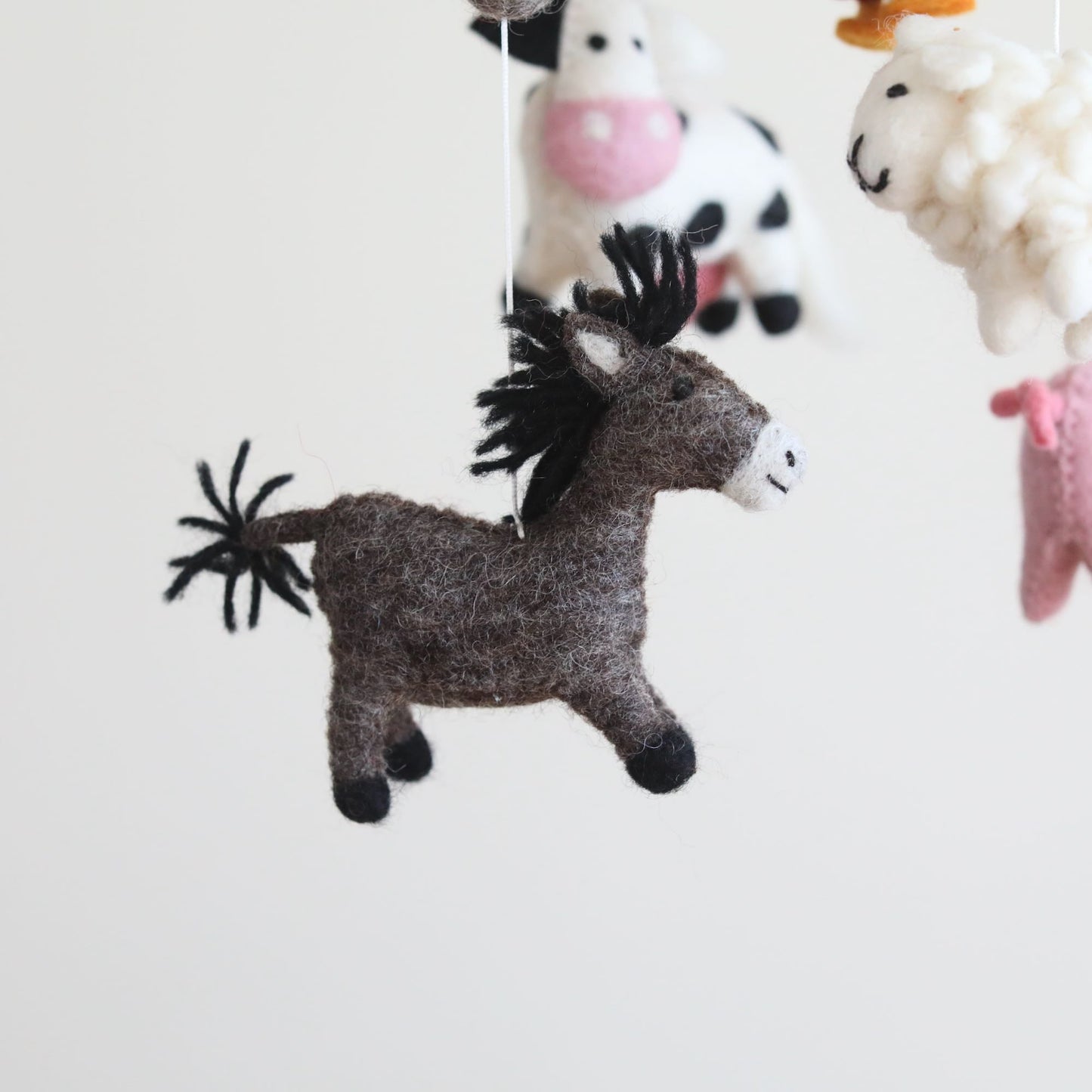 Felt Baby Mobile - Farm Animal