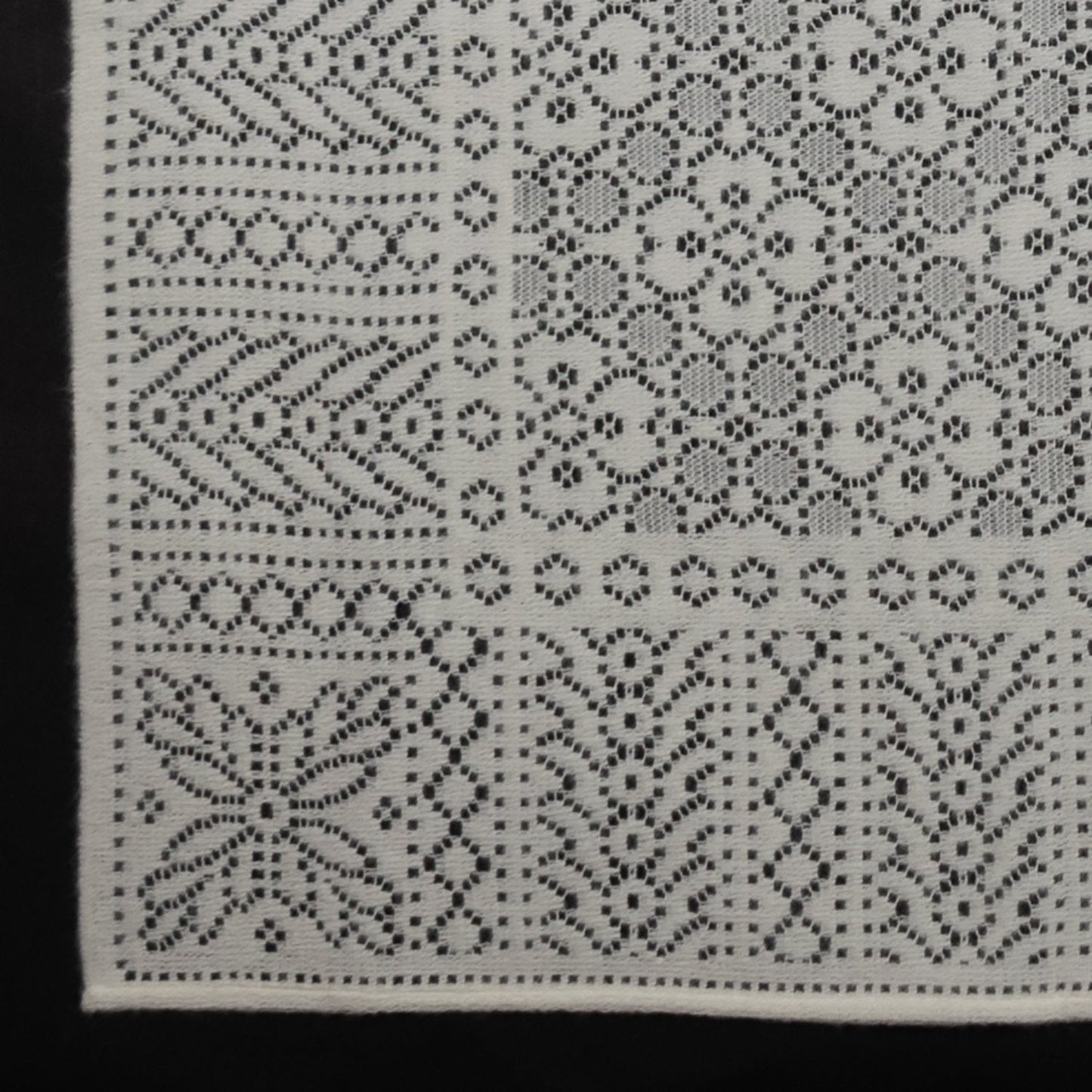 Southampton Home Lace Weave Baby Shawl - Ivory