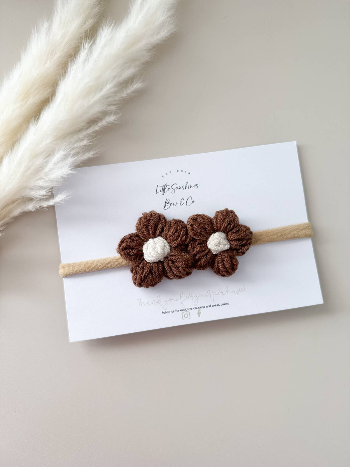 Crochet Flowers Hair Clips & Headbands
