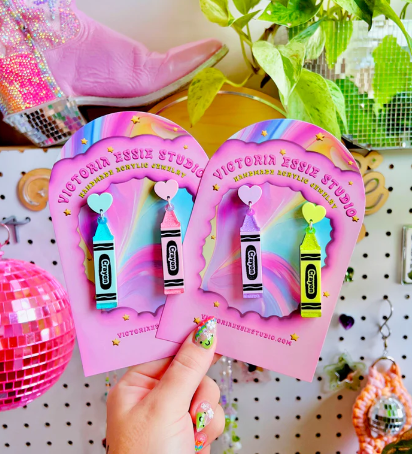 Crayon Earrings