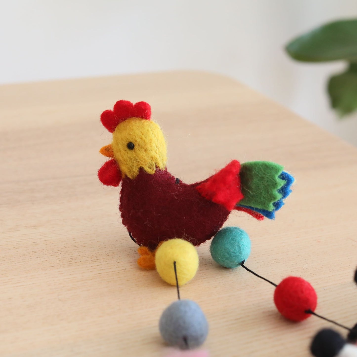 Felt Farmland Animal Garland