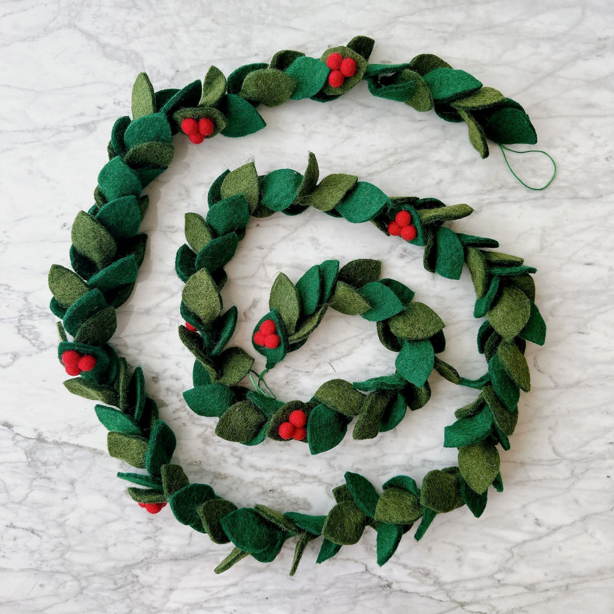 Felt Holly Garland 6ft