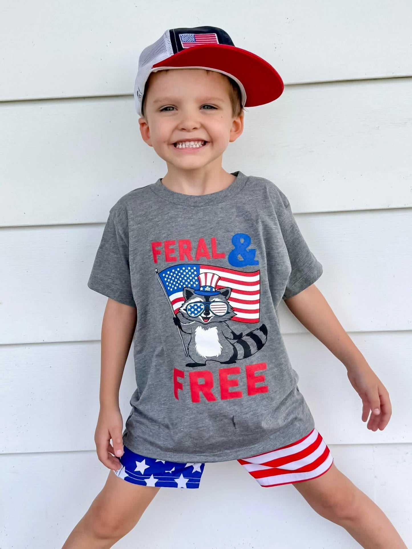 Feral & Free Tee 🇺🇸 🦝