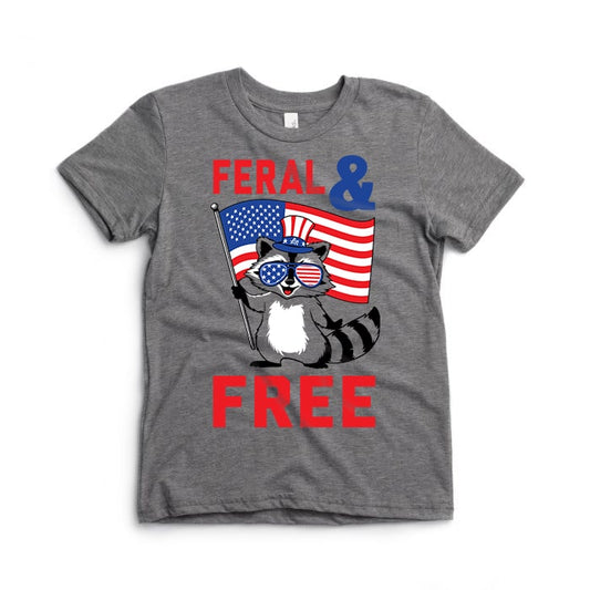 Feral & Free Tee 🇺🇸 🦝
