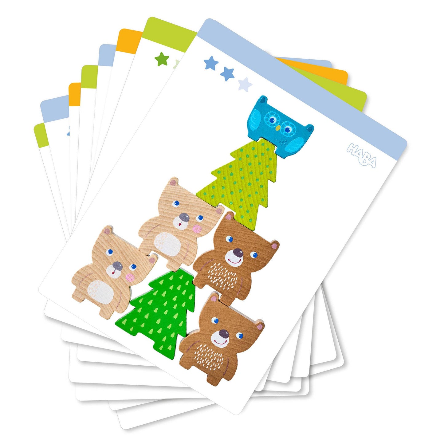 Forest Friends Wooden Stacker - Montessori Animal Blocks