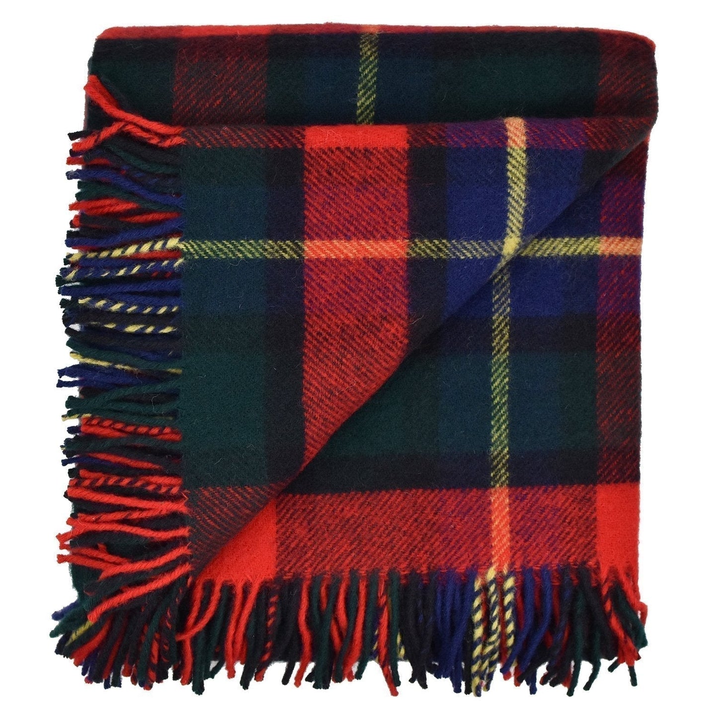 Highland Tweeds Pure New Wool Fluffy Throw - Kilgour