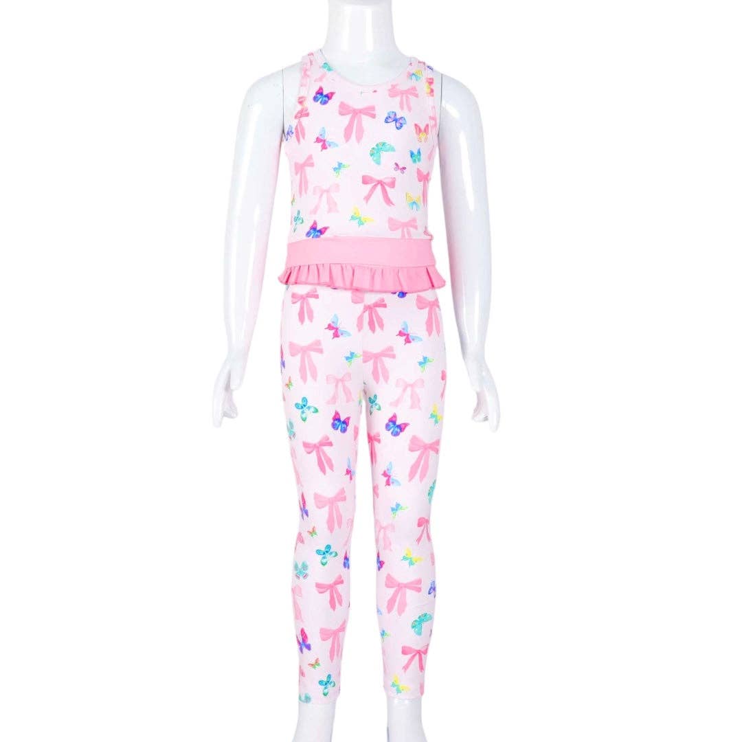 Bow and Butterfly Athletic Set