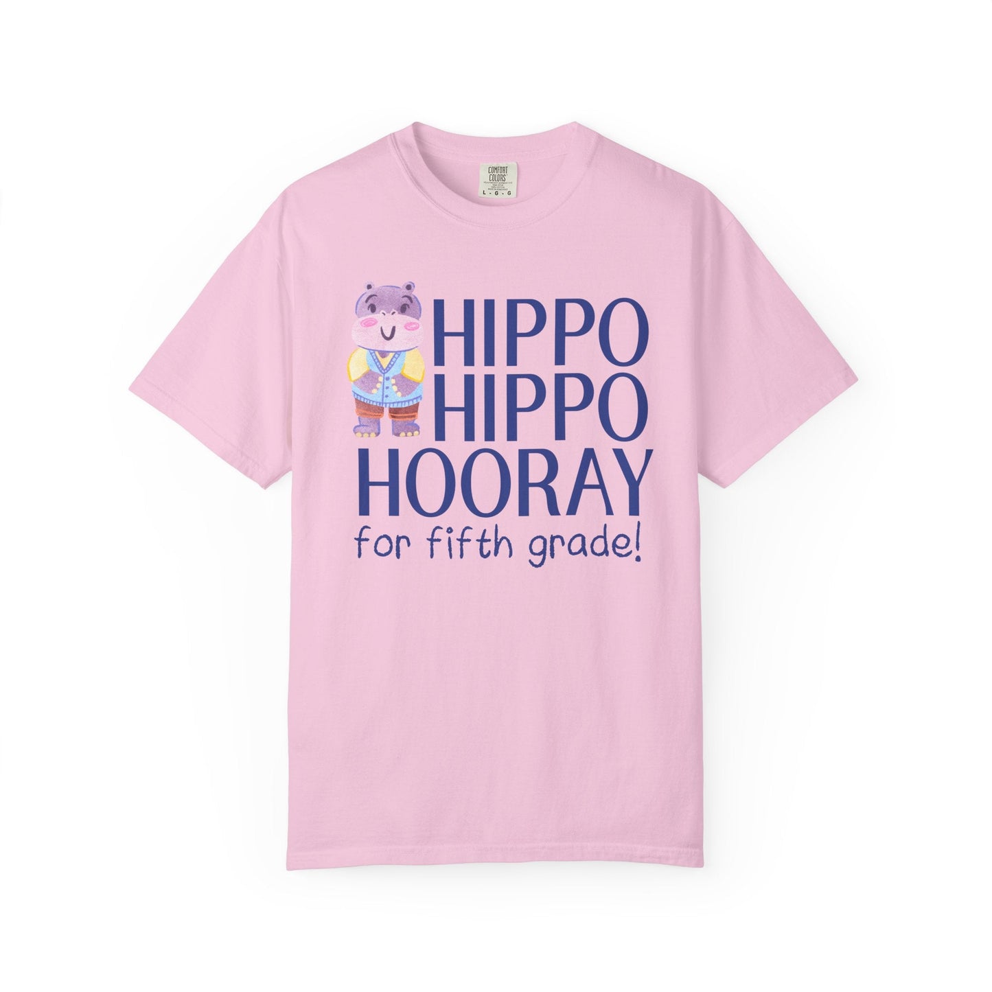 Fifth Grade Teacher Hippo Tee