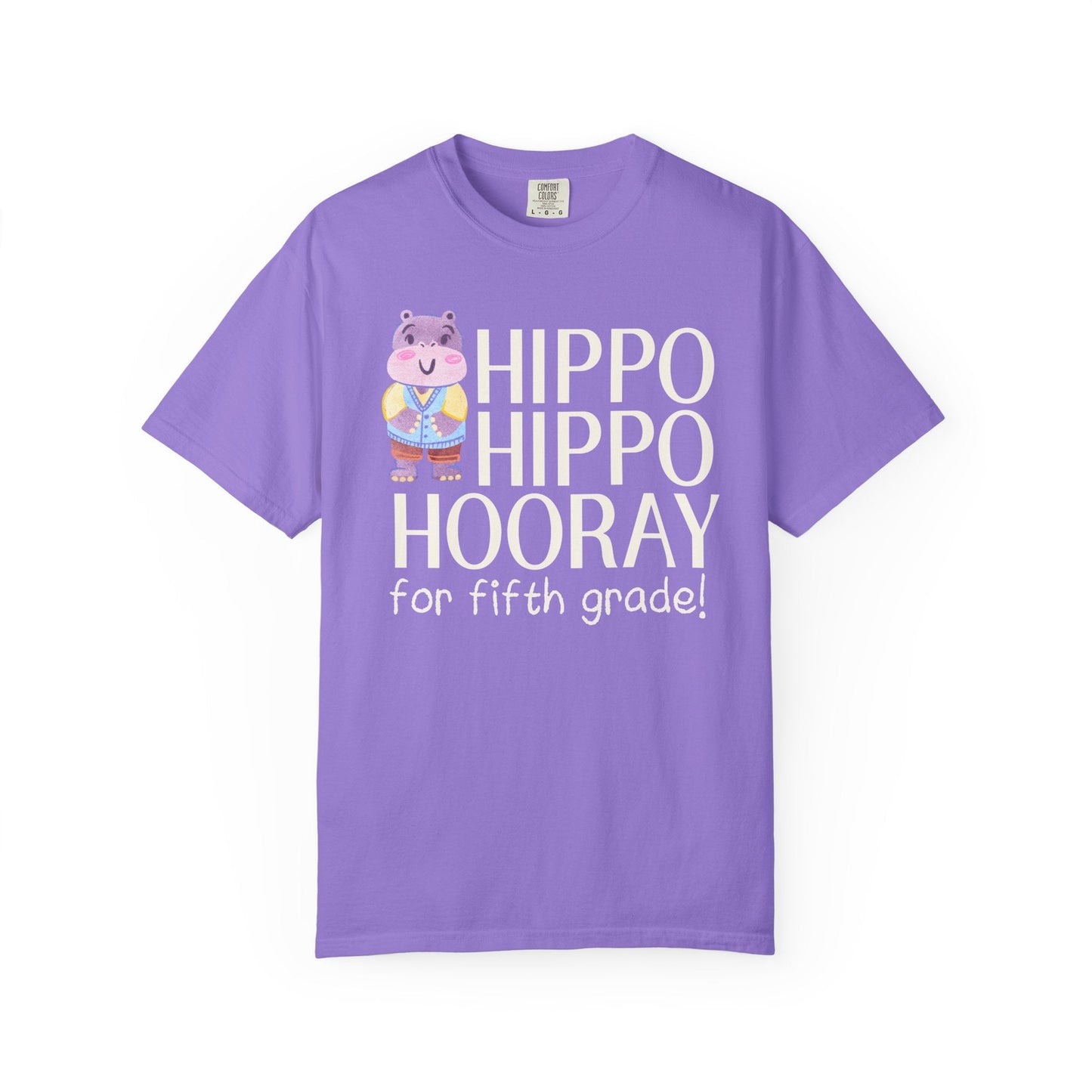 Fifth Grade Teacher Hippo Tee