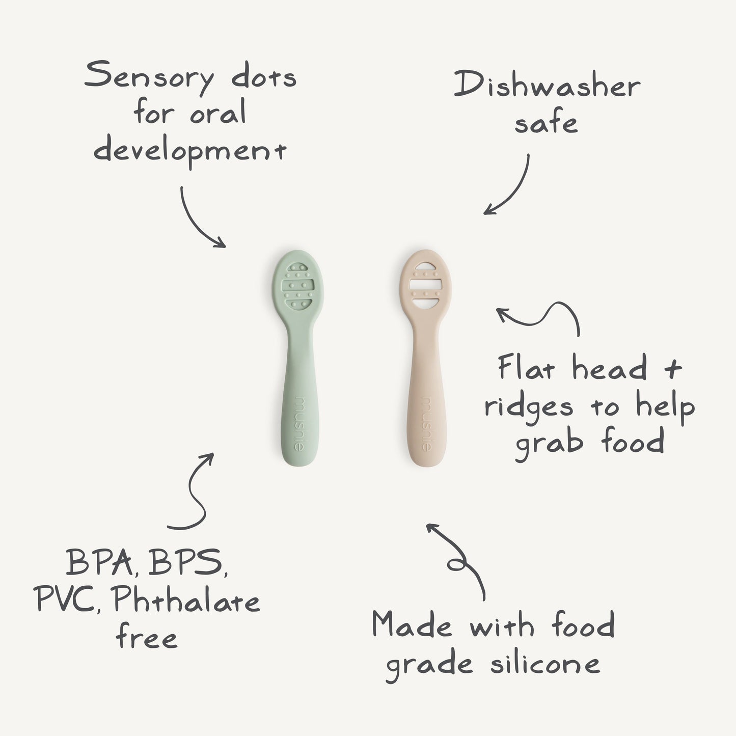 First Feeding Baby Spoons 2-Pack