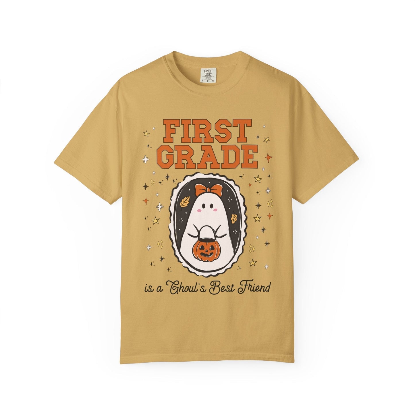 First Grade Halloween Teacher Tee