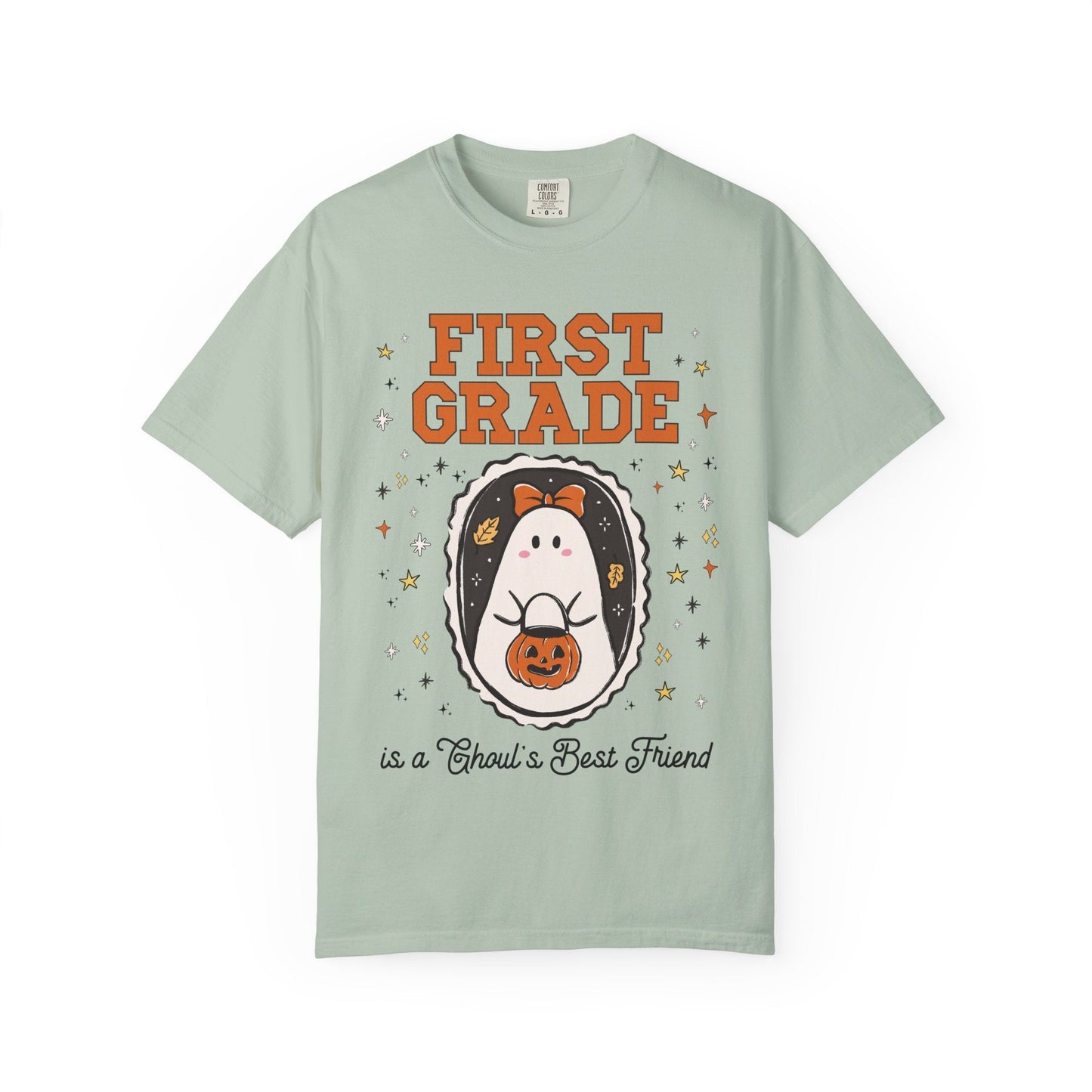 First Grade Halloween Teacher Tee