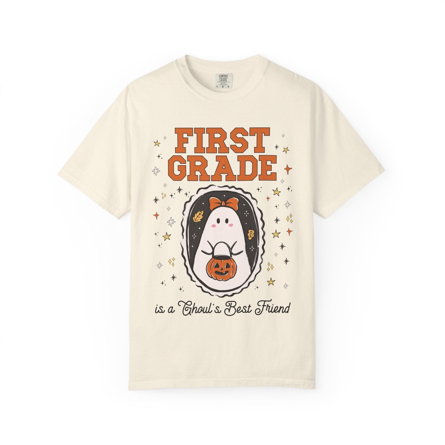 First Grade Halloween Teacher Tee
