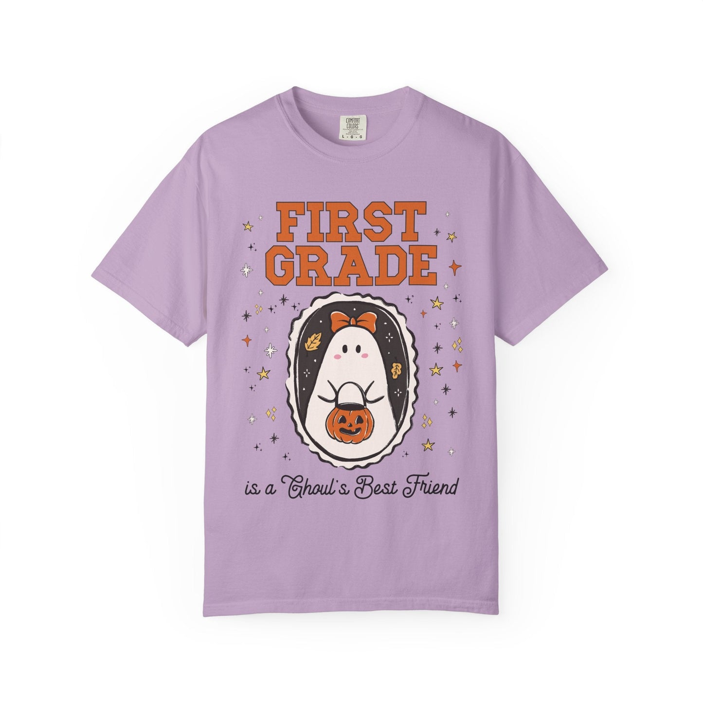 First Grade Halloween Teacher Tee
