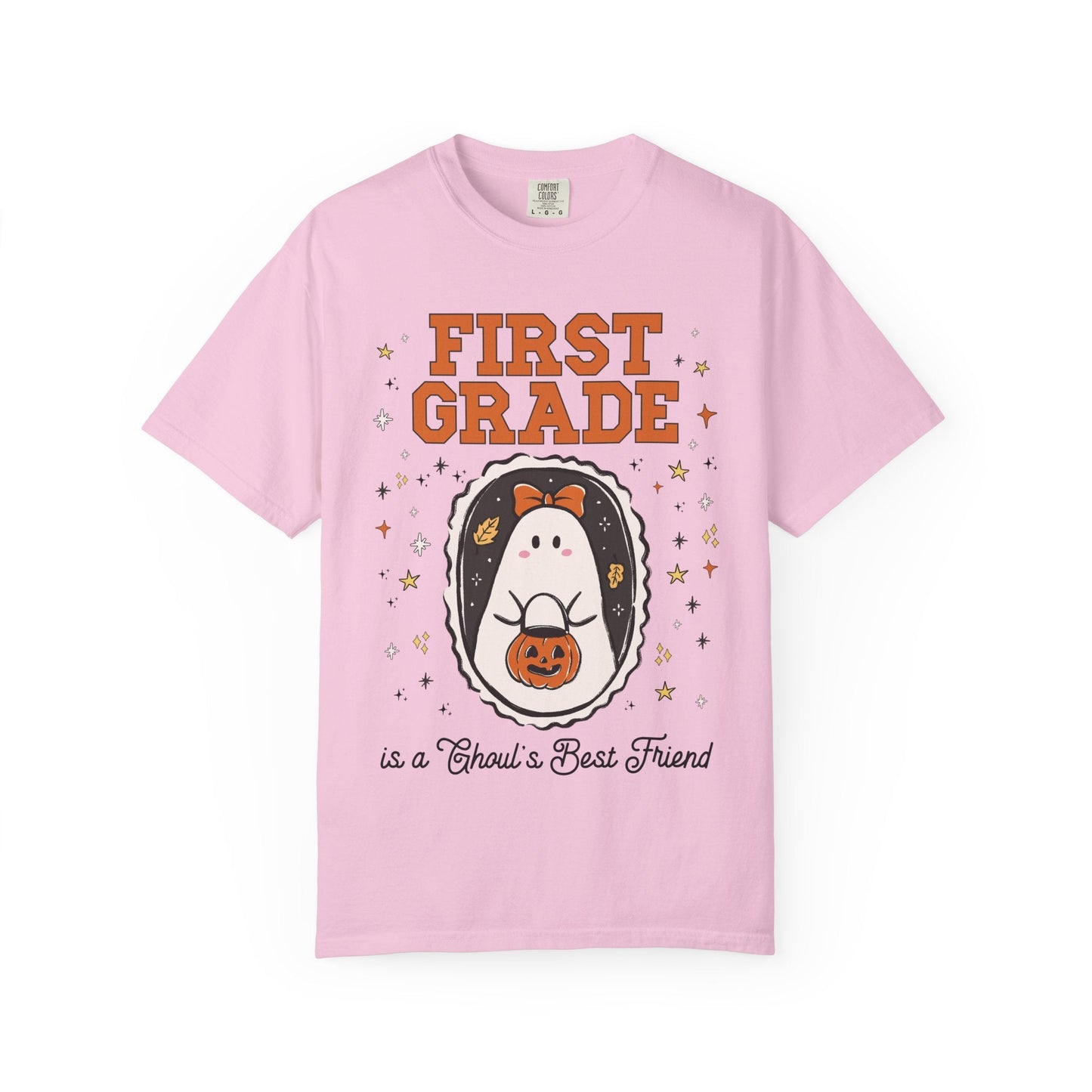 First Grade Halloween Teacher Tee