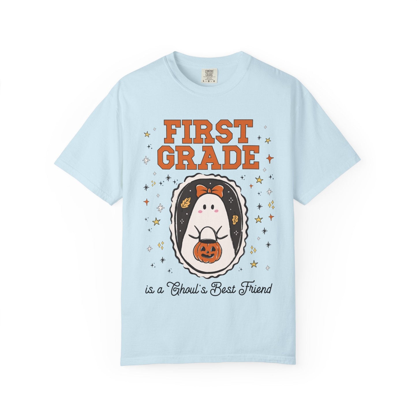 First Grade Halloween Teacher Tee