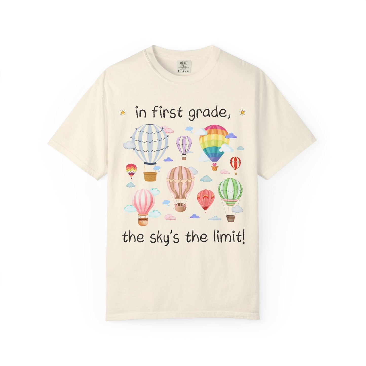 1st Grade Hot Air Balloon Tee