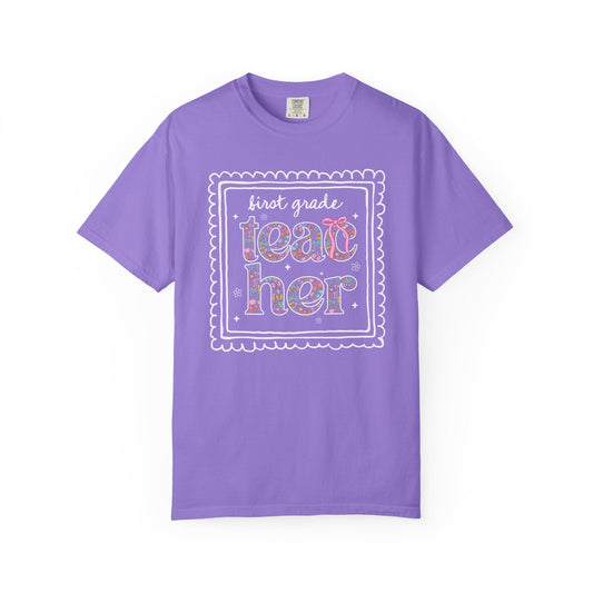 First Grade Teacher Tee