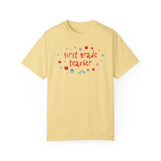 First Grade Teacher Tee Shirt