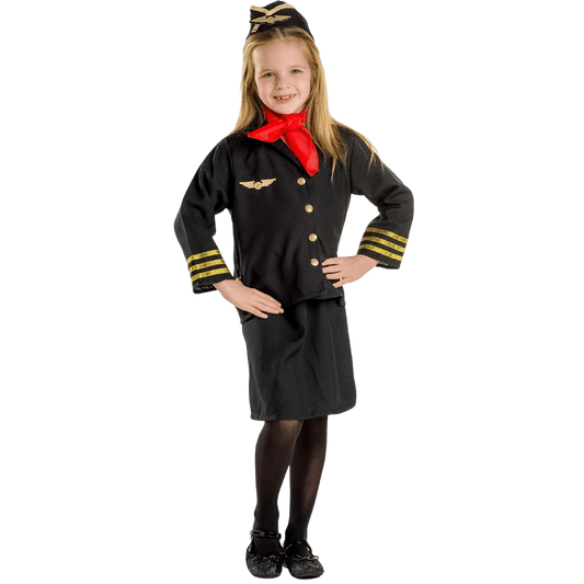 Flight Attendant Costume - Kids