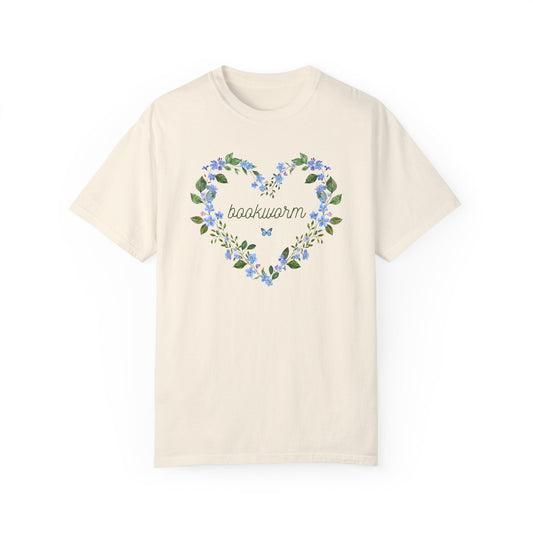 Floral Bookworm Tee Shirt