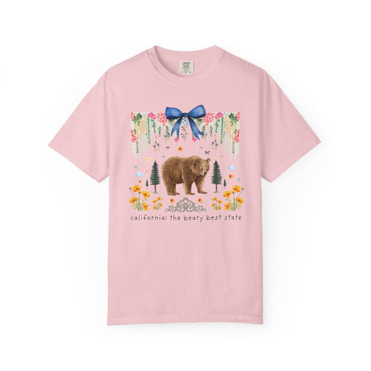 Floral California Animal Lover Tee