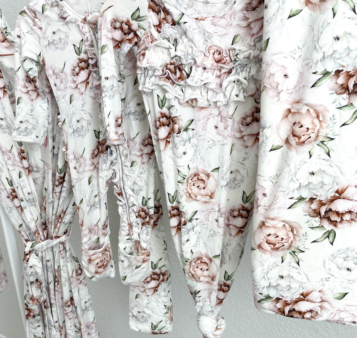 Floral Dreams | Two-Way Zip Footie