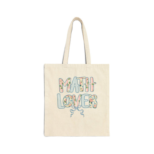 Floral Math Lover Tote