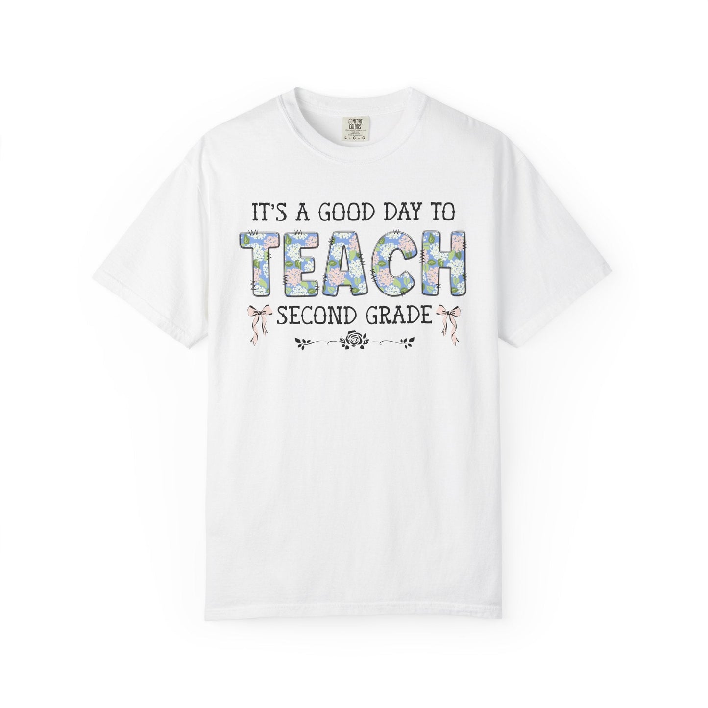 Floral Second Grade Tee