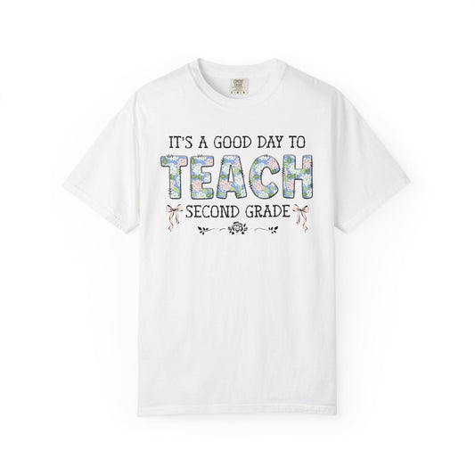 Floral Second Grade Tee