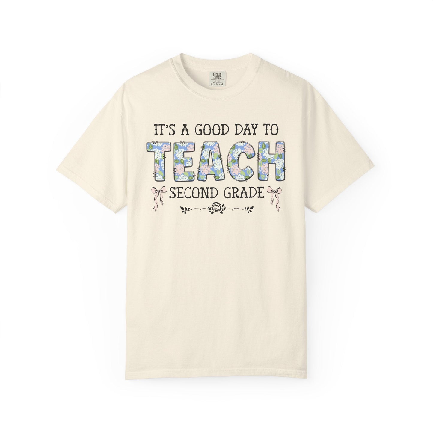 Floral Second Grade Tee