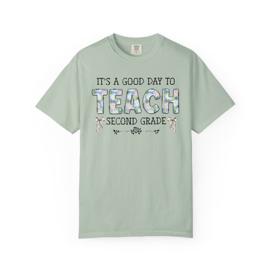 Floral Second Grade Tee