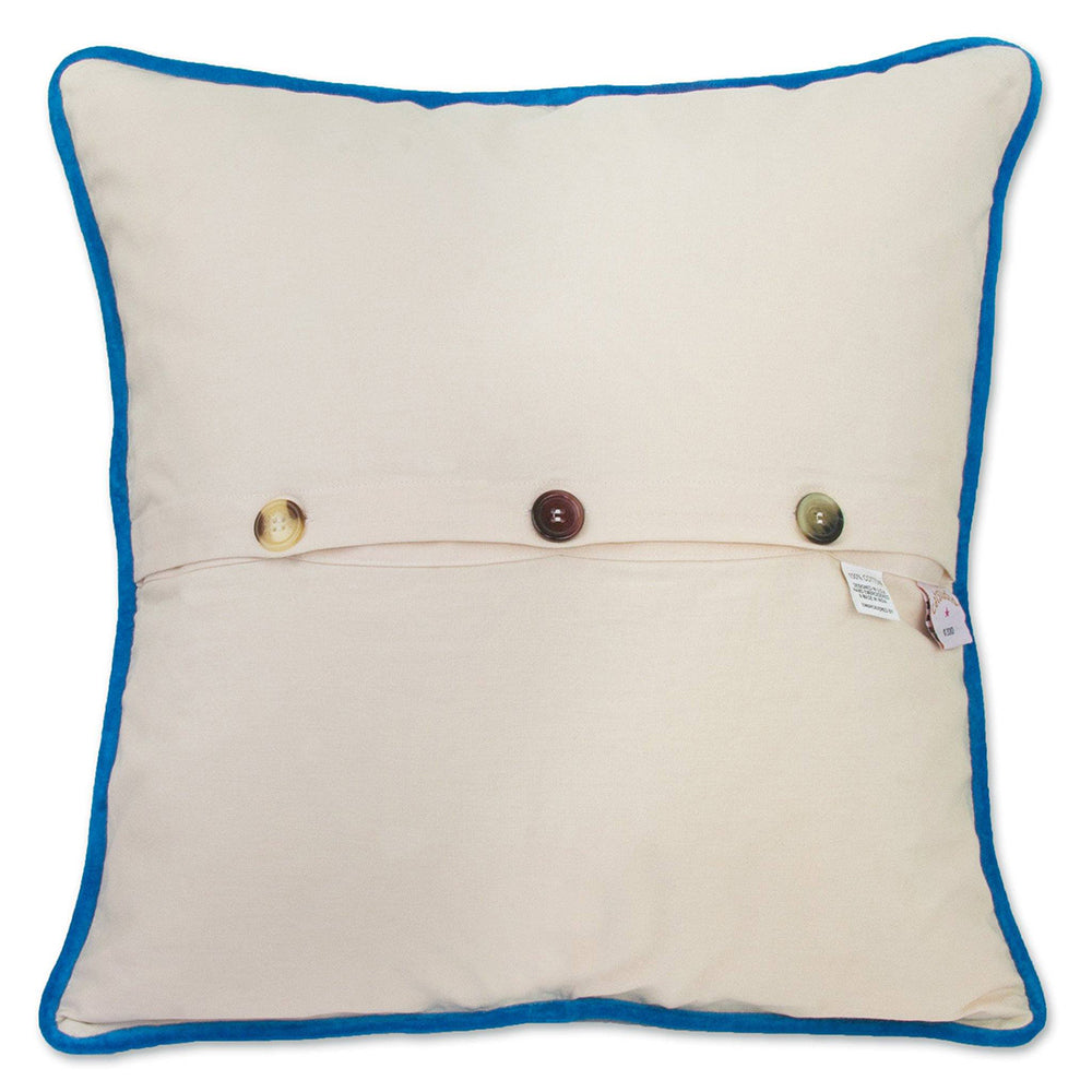 Florida Hand-Embroidered Pillow