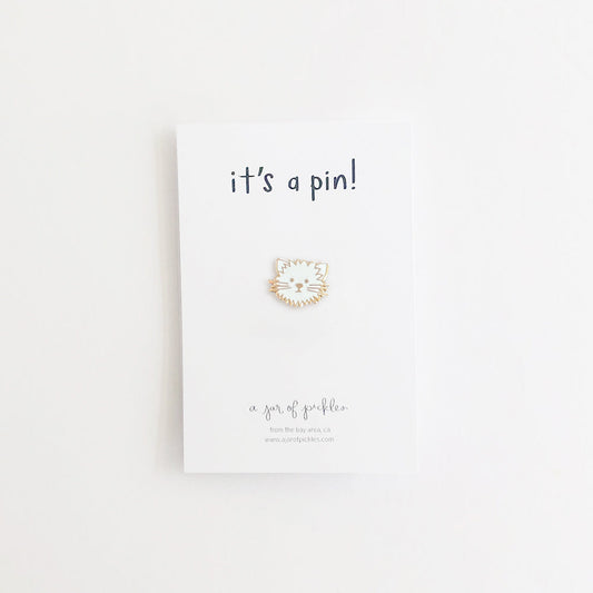 Fluffy Cat Pin