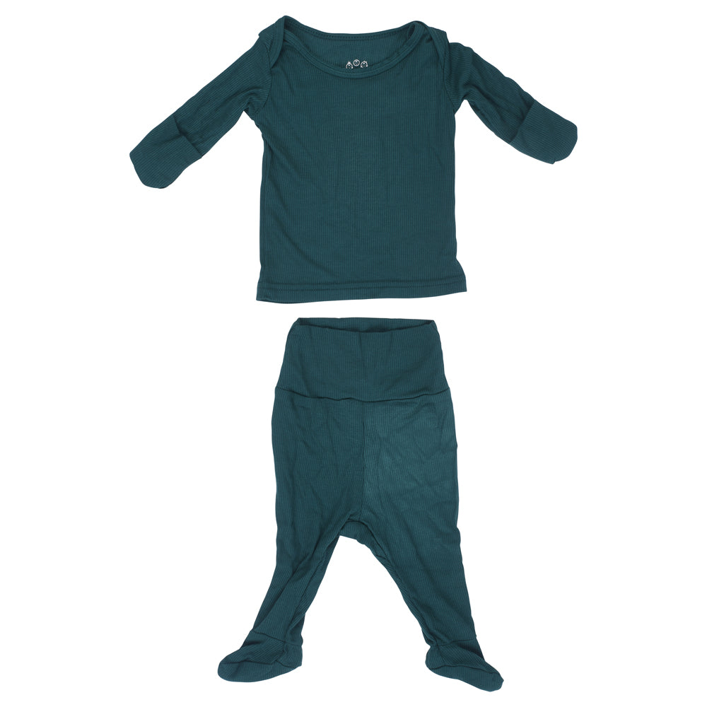 Ribbed Forest Green Jammies