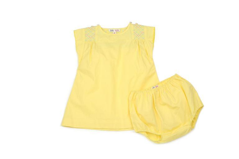 Melinda (Set Blouse + Bloomer) - Yellow