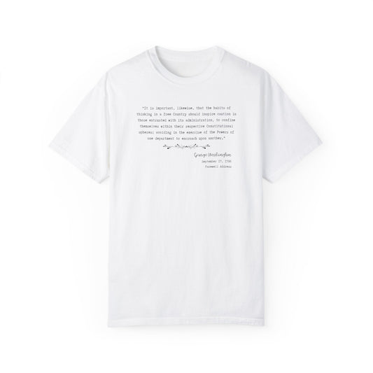 George Washington Farewell Address T-Shirt