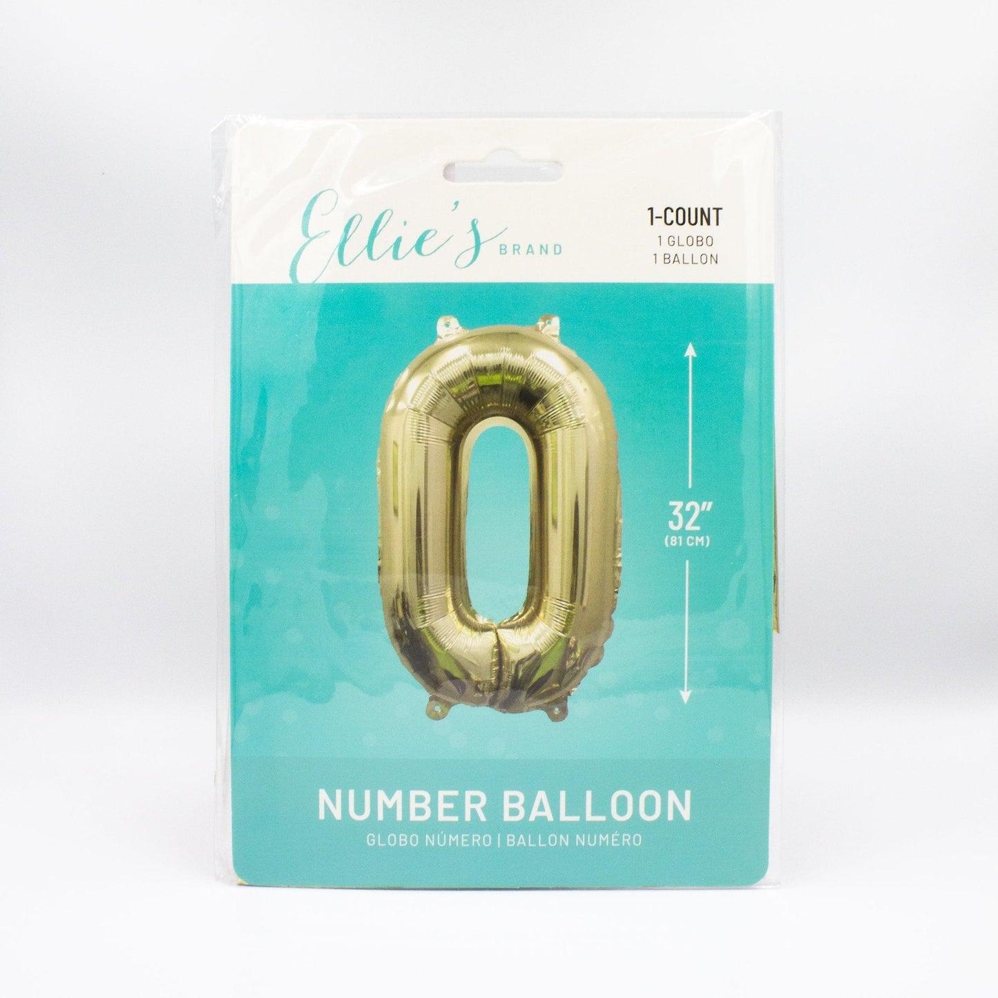 Gold Foil Number Balloon – 32" Party Decor