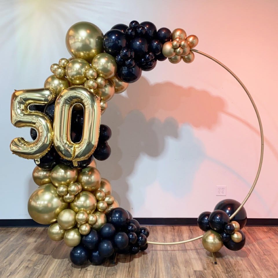 Gold Foil Number Balloon – 32" Party Decor