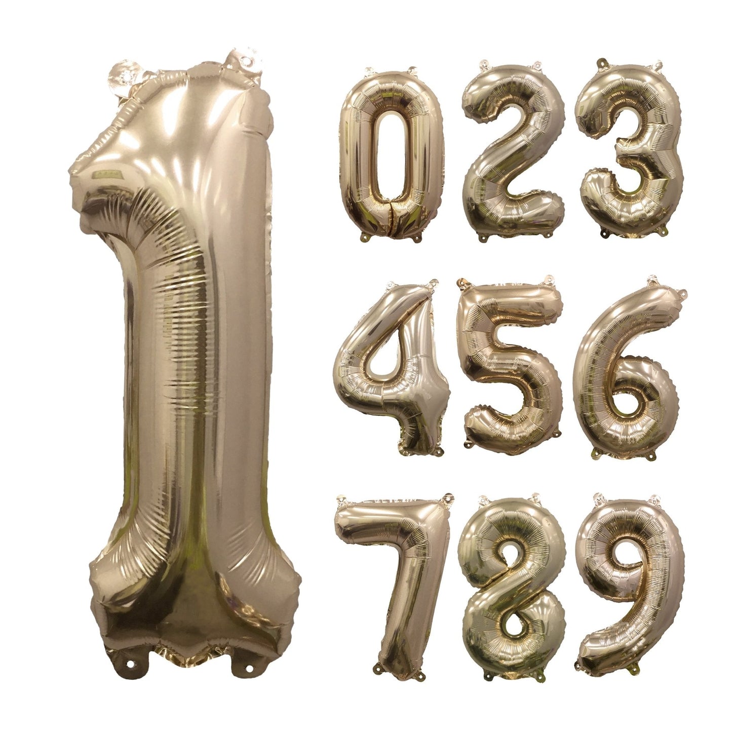 Gold Foil Number Balloon – 32" Party Decor
