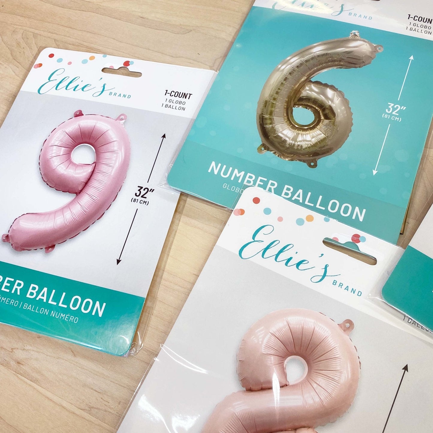 Pastel Pink Number Balloon
