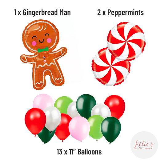 Gingerbread Man Balloon Bouquet