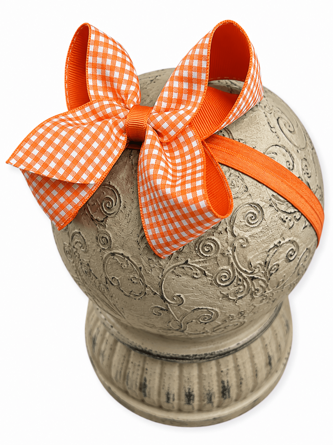 Gingham Classic Boutique Hair Bow | Clip or Headband